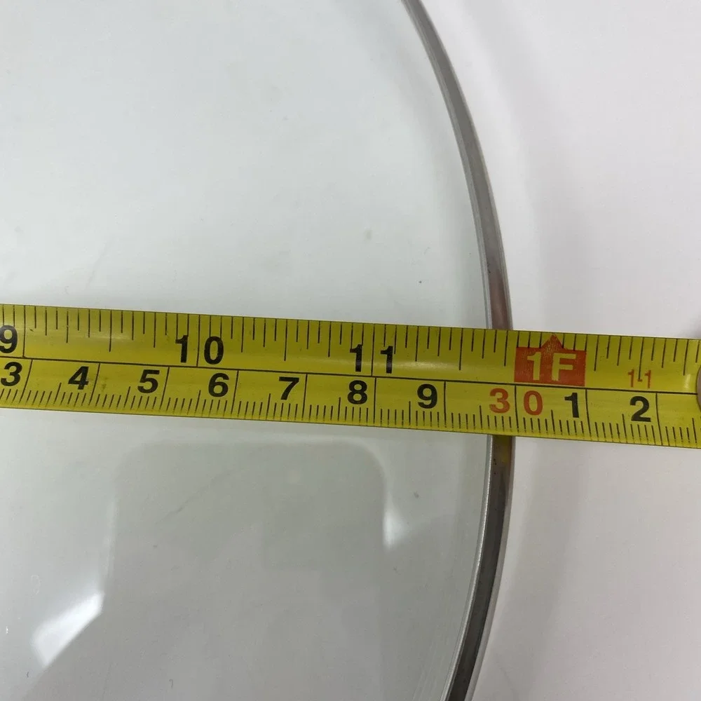 Replacement Round Glass Lid for the Copper Chef Black Diamond 12-inch Cookware